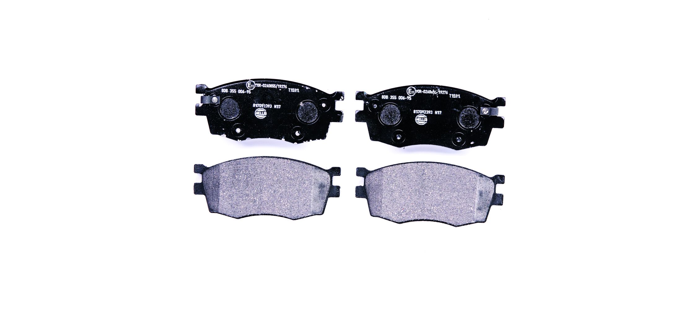 Brake Pad Set, disc brake - 8DB 355 006-951 HELLA