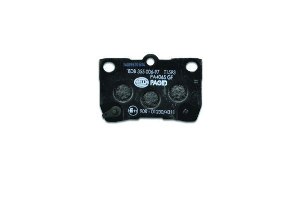 Brake Pad Set, disc brake - 8DB 355 006-971 HELLA