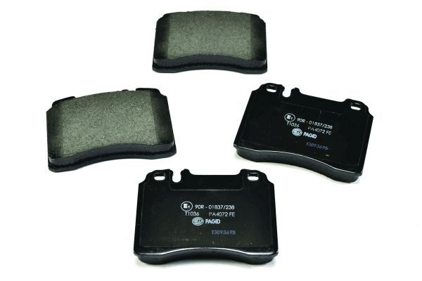Brake Pad Set, disc brake - 8DB 355 007-471 HELLA