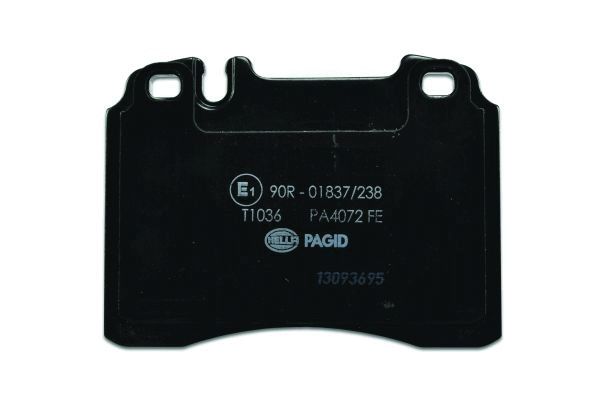 Brake Pad Set, disc brake - 8DB 355 007-471 HELLA