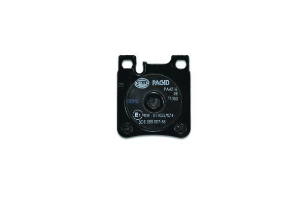 Brake Pad Set, disc brake - 8DB 355 007-581 HELLA