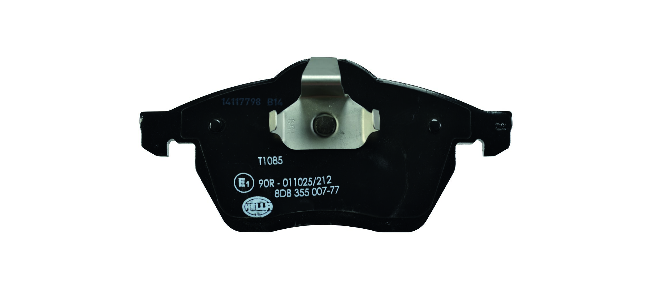 Brake Pad Set, disc brake - 8DB 355 007-771 HELLA