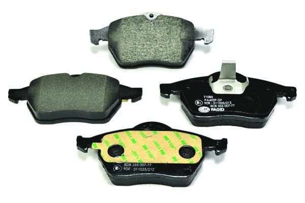 Brake Pad Set, disc brake - 8DB 355 007-771 HELLA