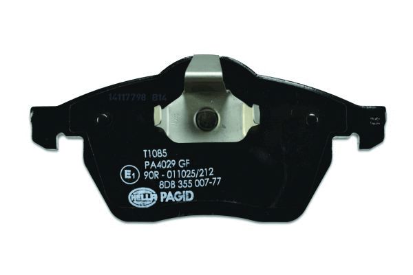 Brake Pad Set, disc brake - 8DB 355 007-771 HELLA
