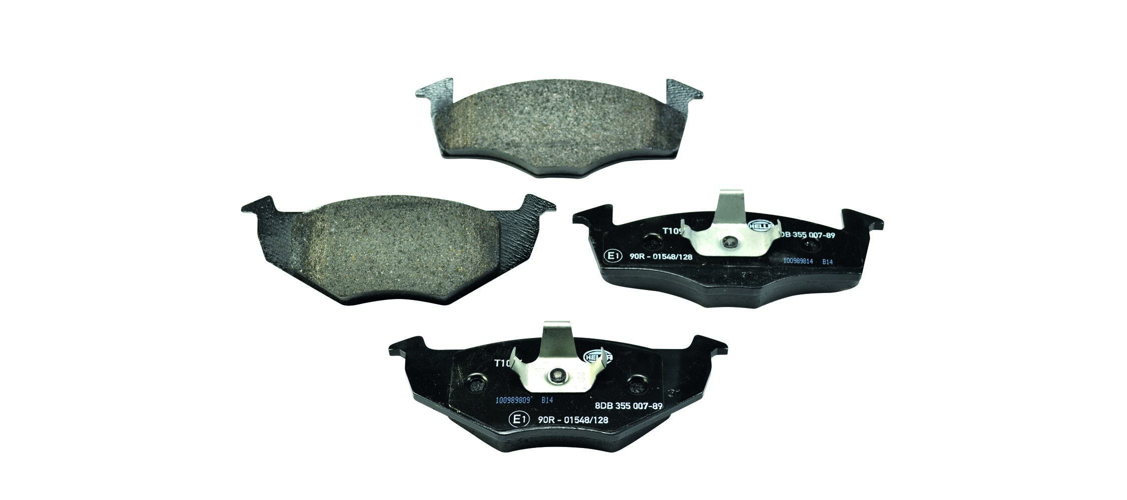 Комплект тормозных колодок, дисковый тормоз - 8DB 355 007-891 HELLA