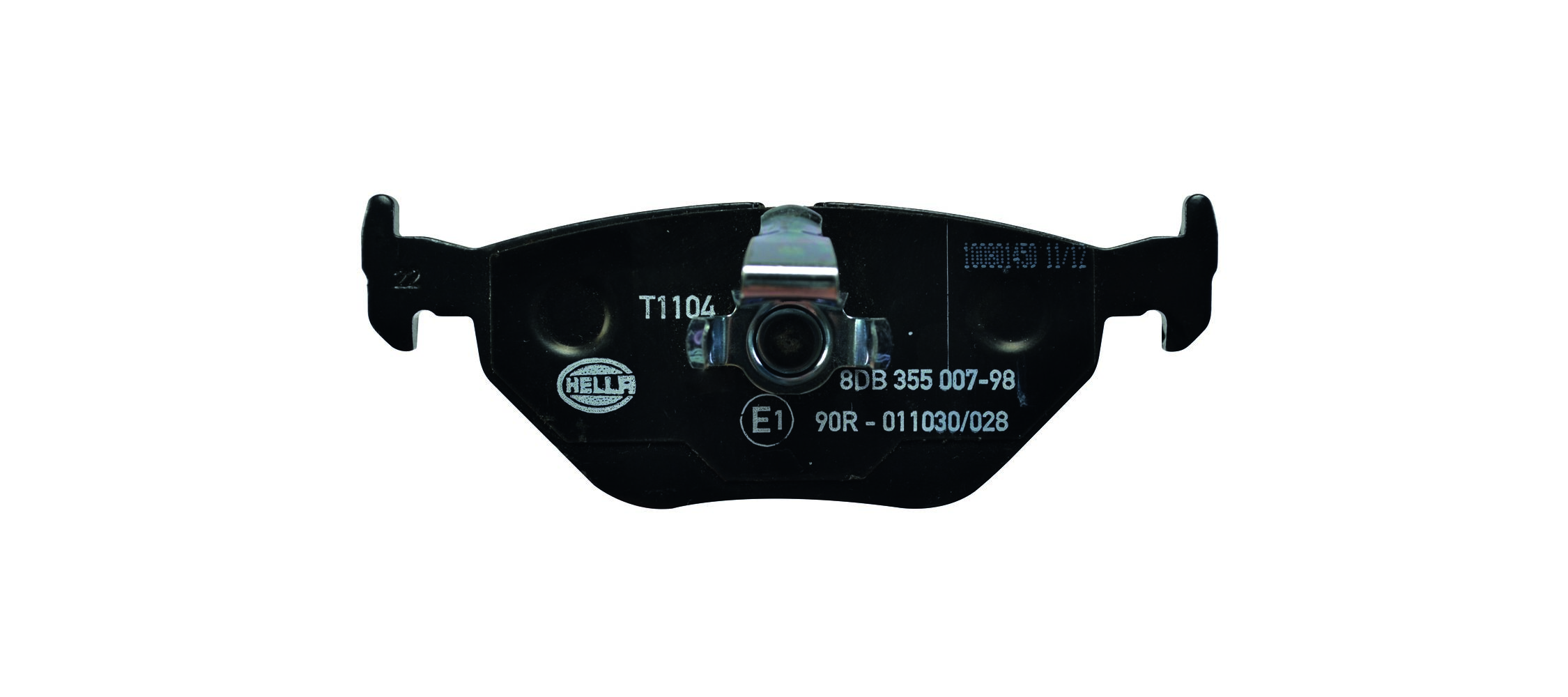 Brake Pad Set, disc brake - 8DB 355 007-981 HELLA