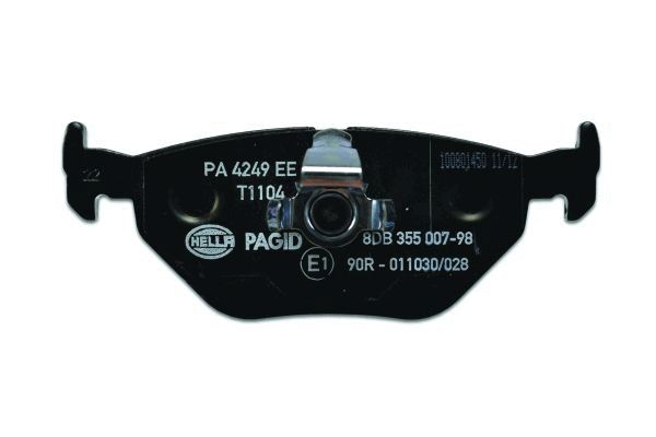 Brake Pad Set, disc brake - 8DB 355 007-981 HELLA