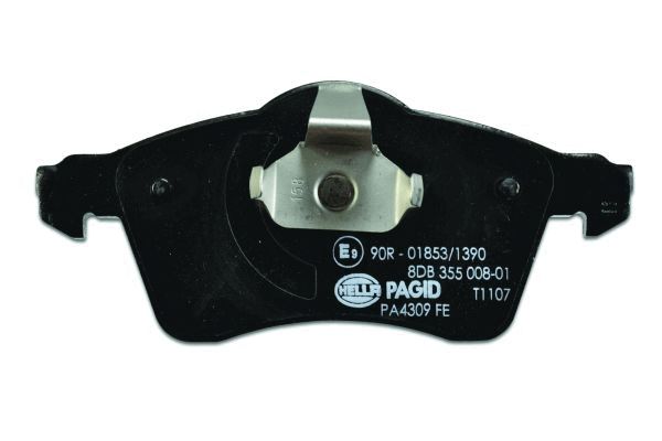 Brake Pad Set, disc brake - 8DB 355 008-011 HELLA