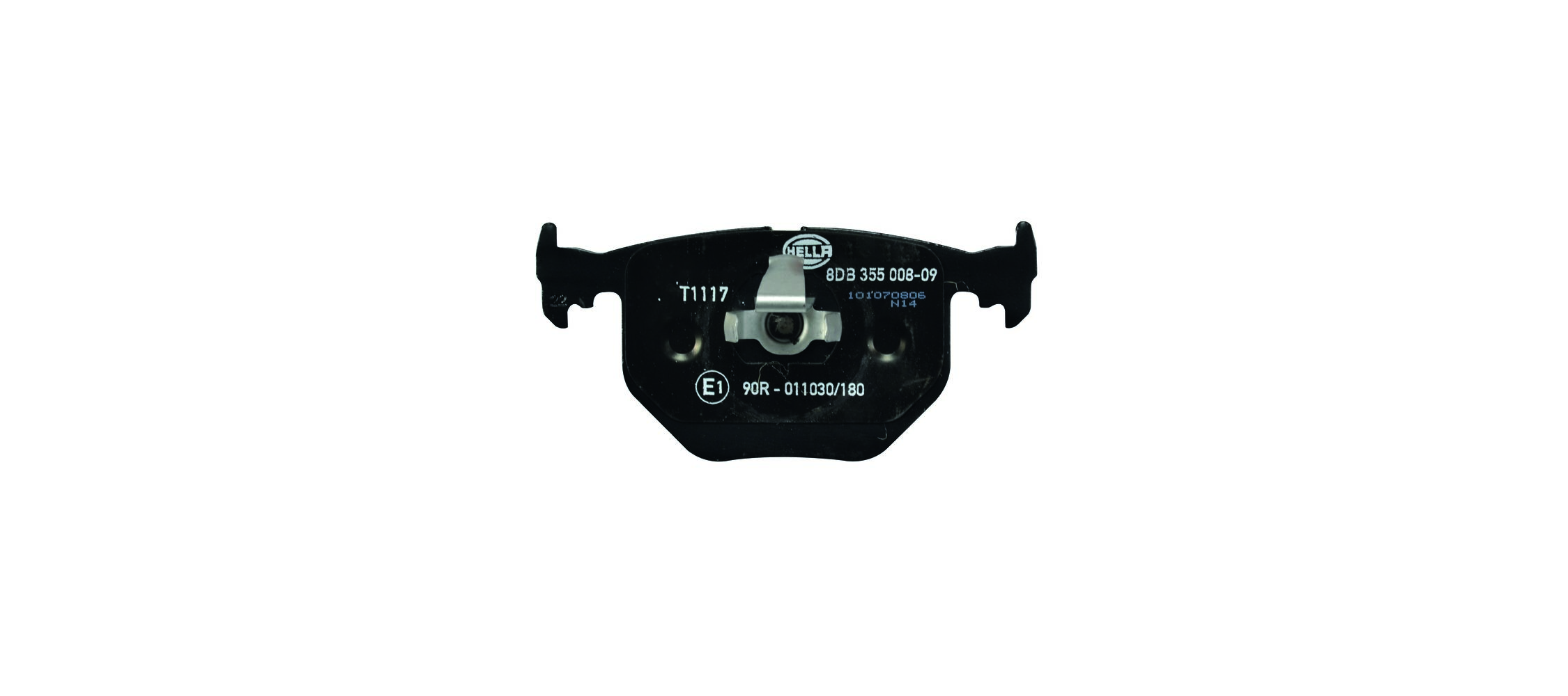 Brake Pad Set, disc brake - 8DB 355 008-091 HELLA