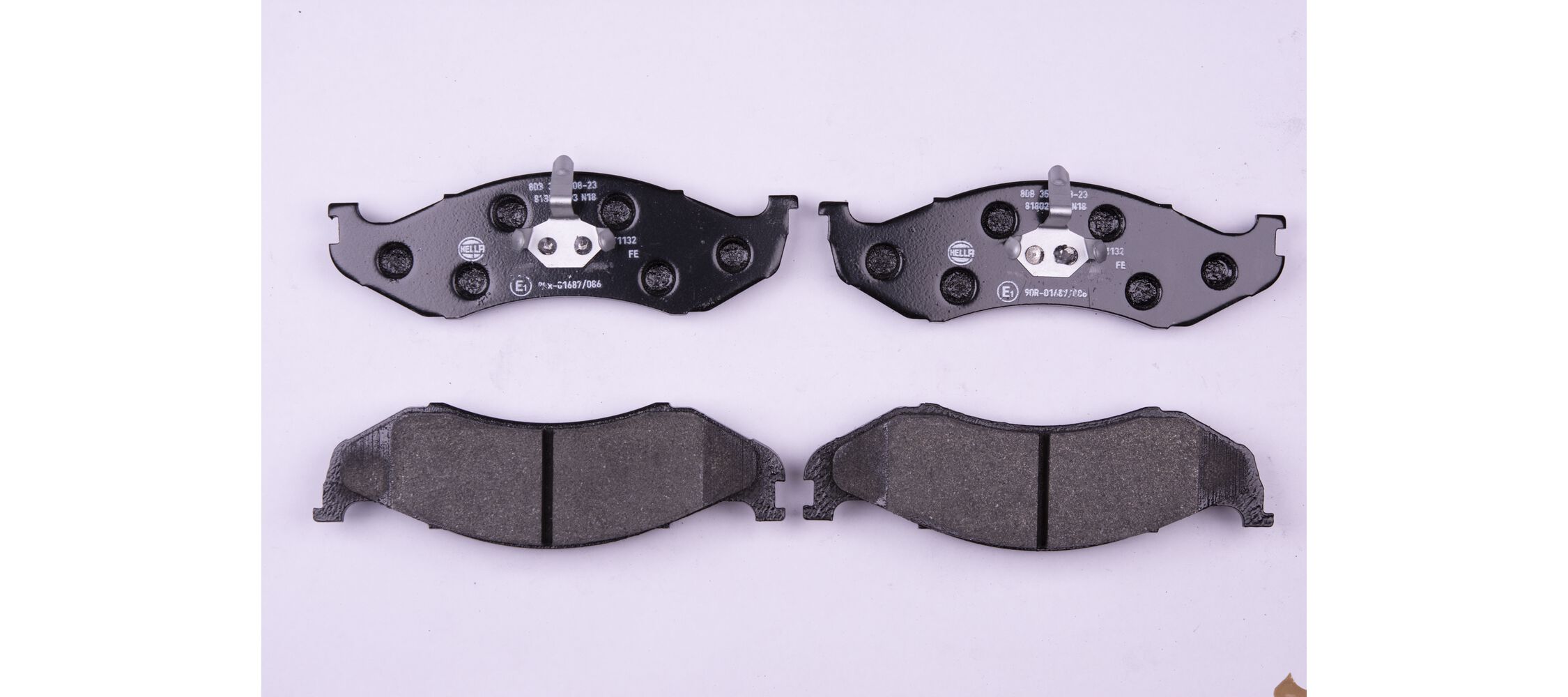 Brake Pad Set, disc brake - 8DB 355 008-231 HELLA