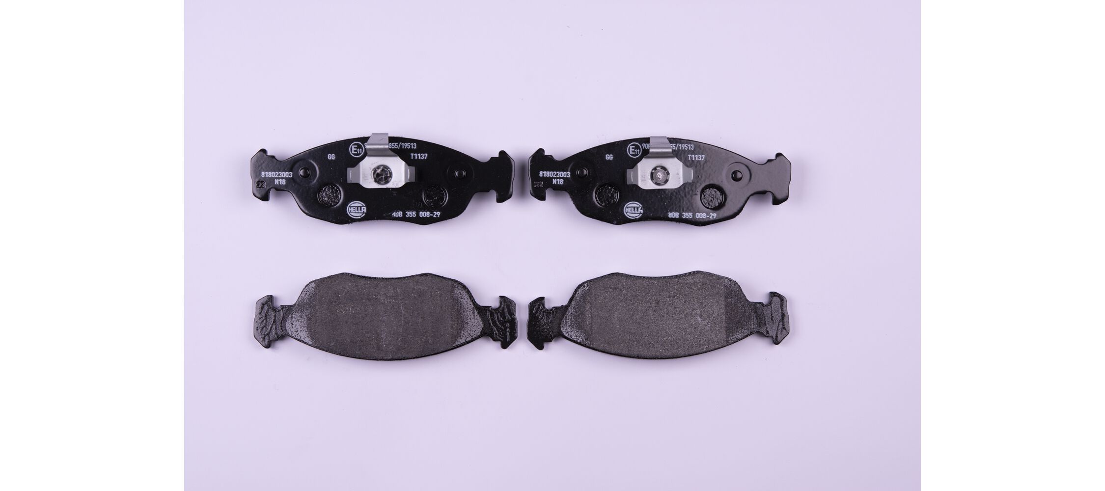 Kit pastiglie freno, Freno a disco - 8DB 355 008-291 HELLA