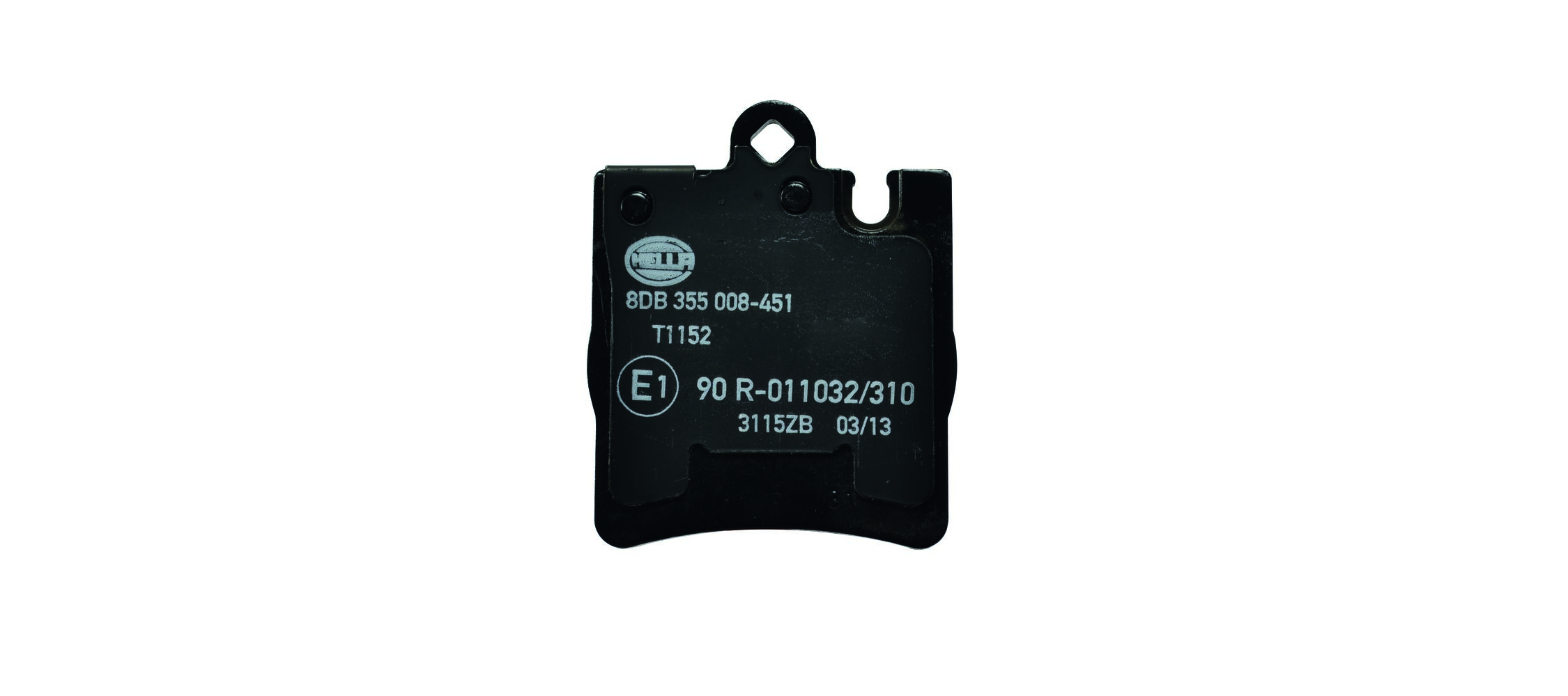 Kit pastiglie freno, Freno a disco - 8DB 355 008-451 HELLA