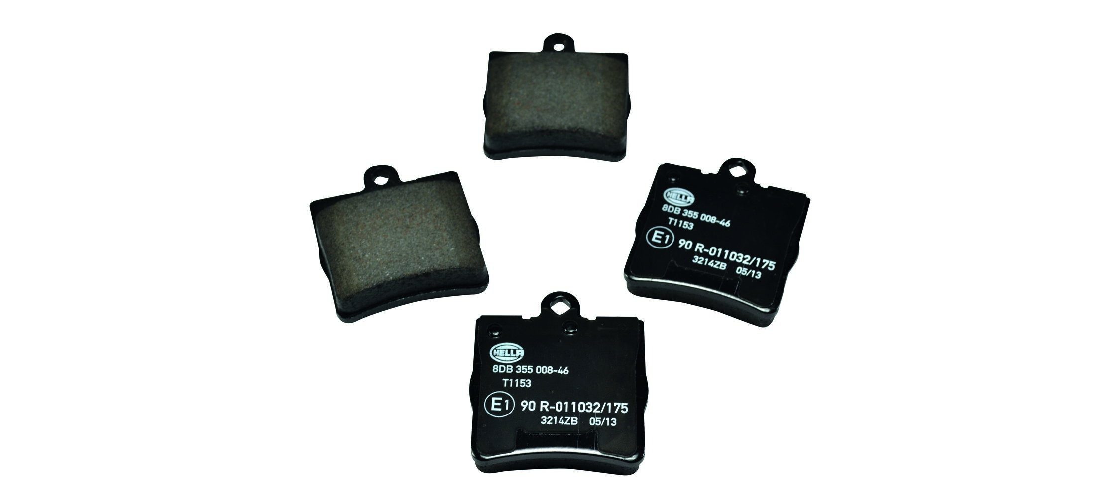 Kit pastiglie freno, Freno a disco - 8DB 355 008-461 HELLA