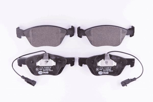 Brake Pad Set, disc brake - 8DB 355 008-611 HELLA