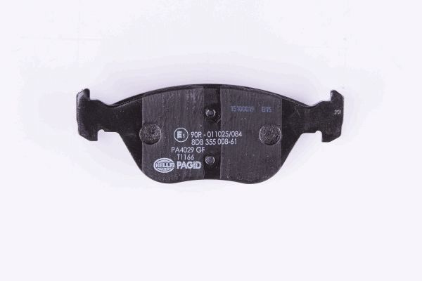 Brake Pad Set, disc brake - 8DB 355 008-611 HELLA