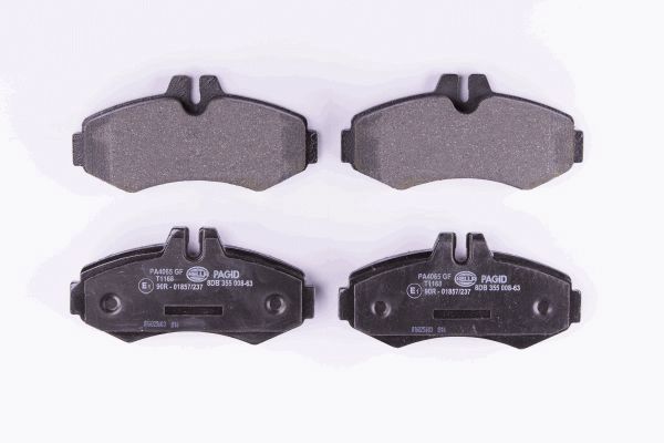 Kit pastiglie freno, Freno a disco - 8DB 355 008-631 HELLA