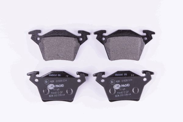 Kit pastiglie freno, Freno a disco - 8DB 355 008-641 HELLA