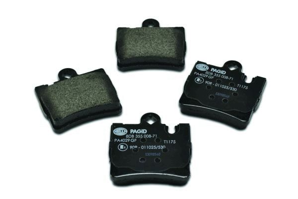 Kit pastiglie freno, Freno a disco - 8DB 355 008-711 HELLA