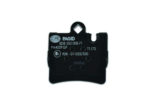 Kit pastiglie freno, Freno a disco - 8DB 355 008-711 HELLA