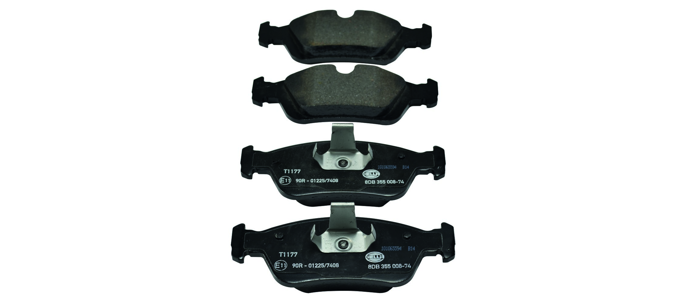 Bremsbelagsatz, Scheibenbremse - 8DB 355 008-741 HELLA