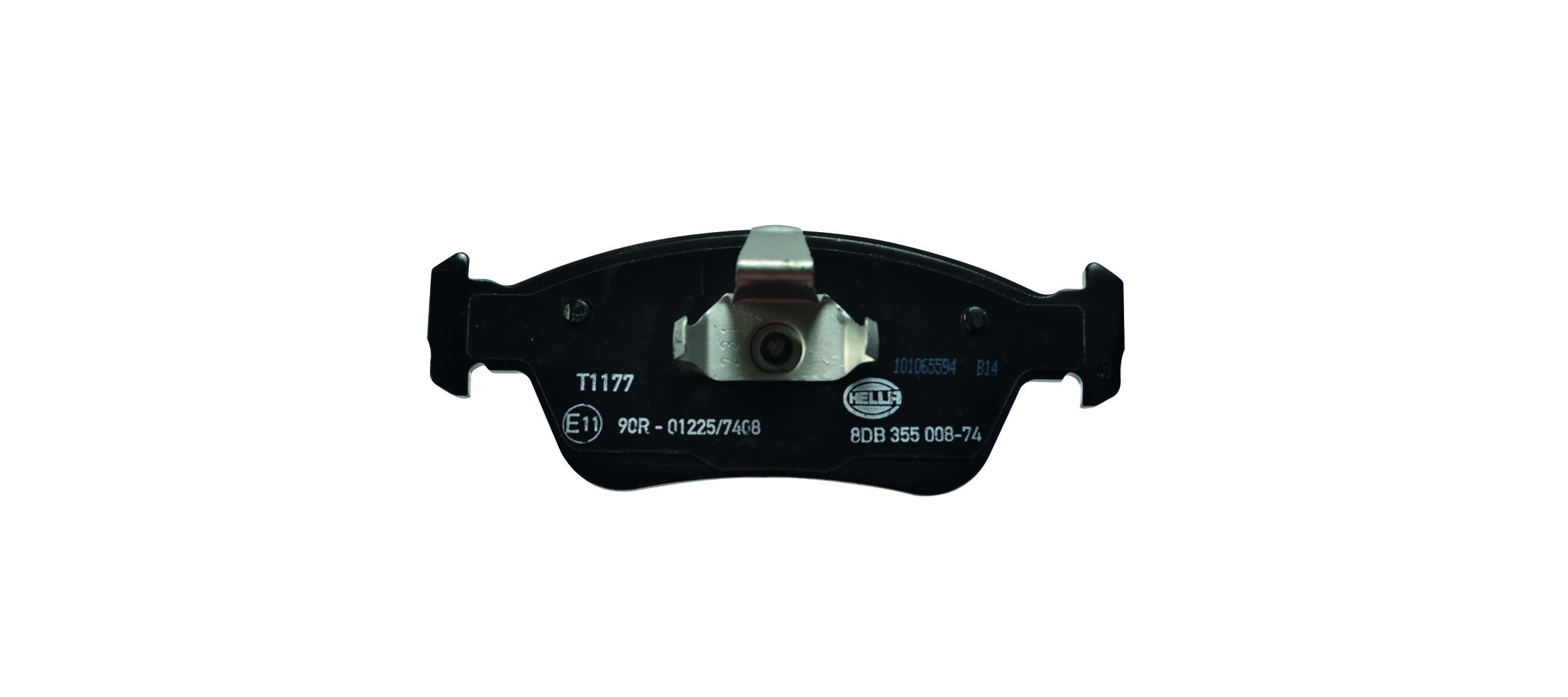 Brake Pad Set, disc brake - 8DB 355 008-741 HELLA