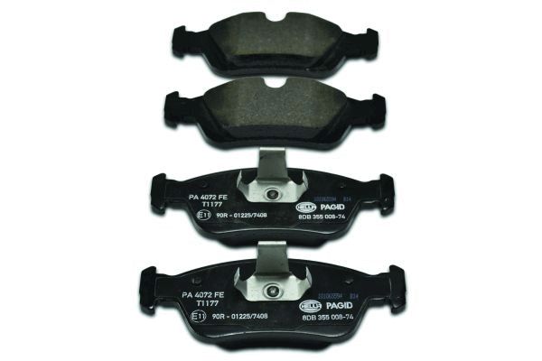 Brake Pad Set, disc brake - 8DB 355 008-741 HELLA