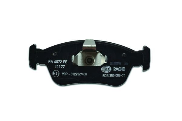Brake Pad Set, disc brake - 8DB 355 008-741 HELLA