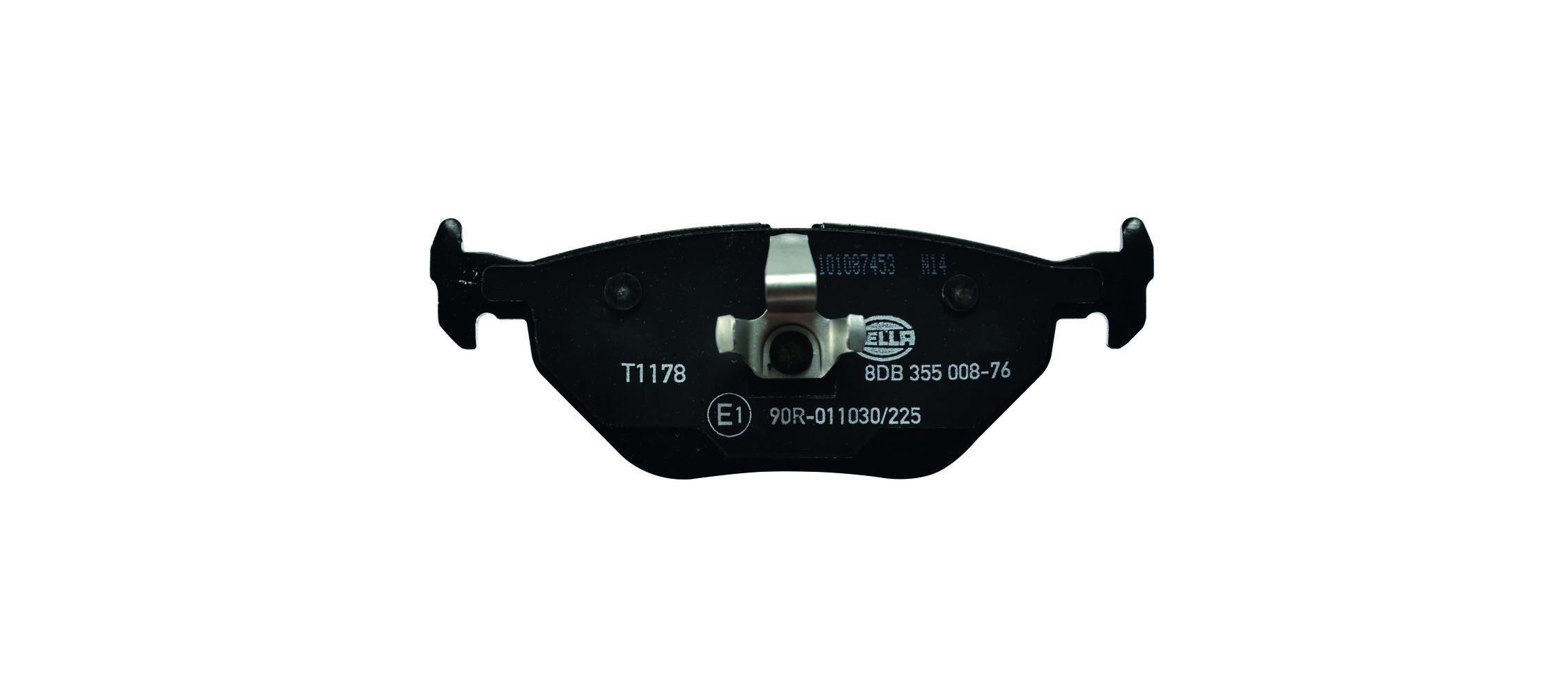 Brake Pad Set, disc brake - 8DB 355 008-761 HELLA
