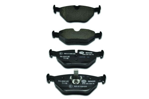 Brake Pad Set, disc brake - 8DB 355 008-761 HELLA
