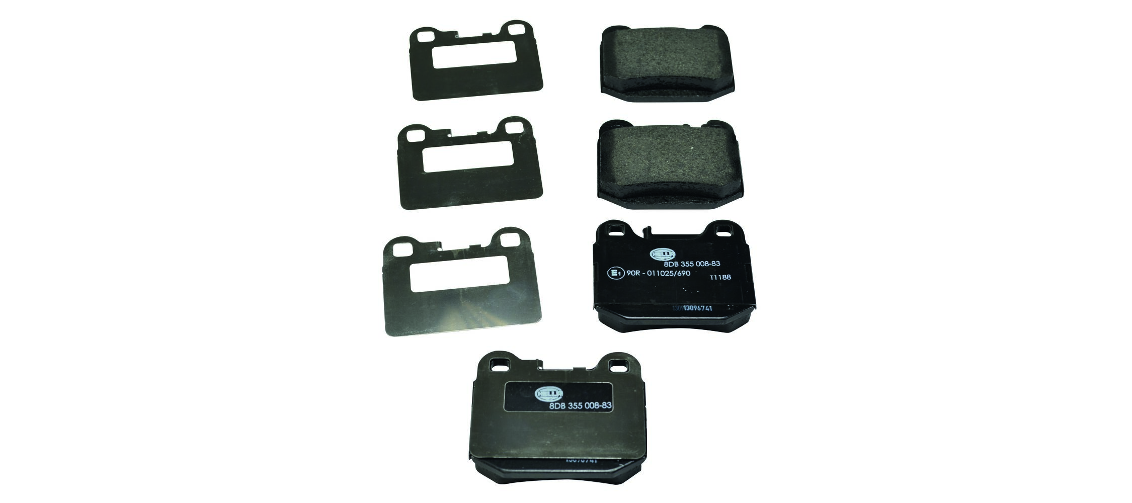 Kit pastiglie freno, Freno a disco - 8DB 355 008-831 HELLA