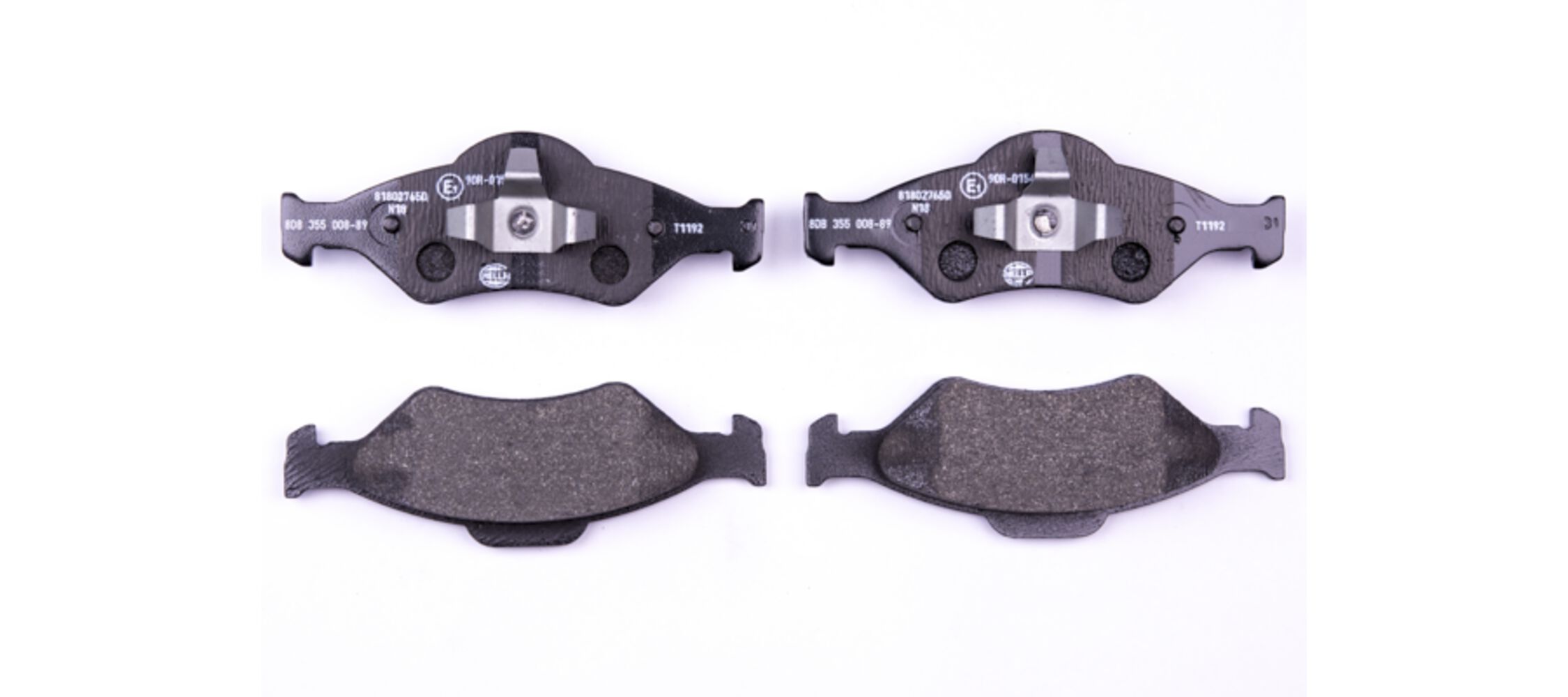 Brake Pad Set, disc brake - 8DB 355 008-891 HELLA