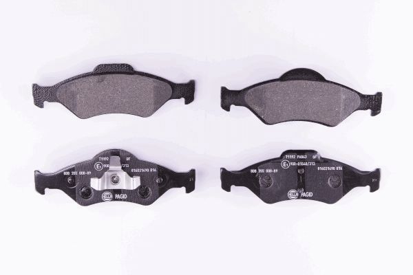 Brake Pad Set, disc brake - 8DB 355 008-891 HELLA