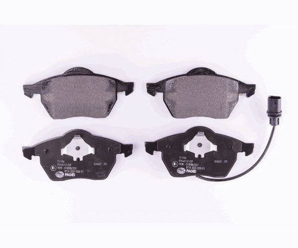 Brake Pad Set, disc brake - 8DB 355 008-911 HELLA