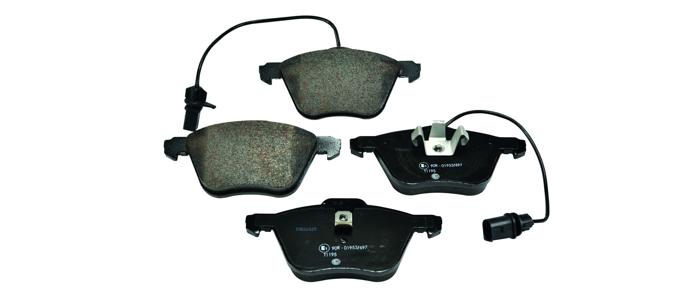 Brake Pad Set, disc brake - 8DB 355 008-921 HELLA