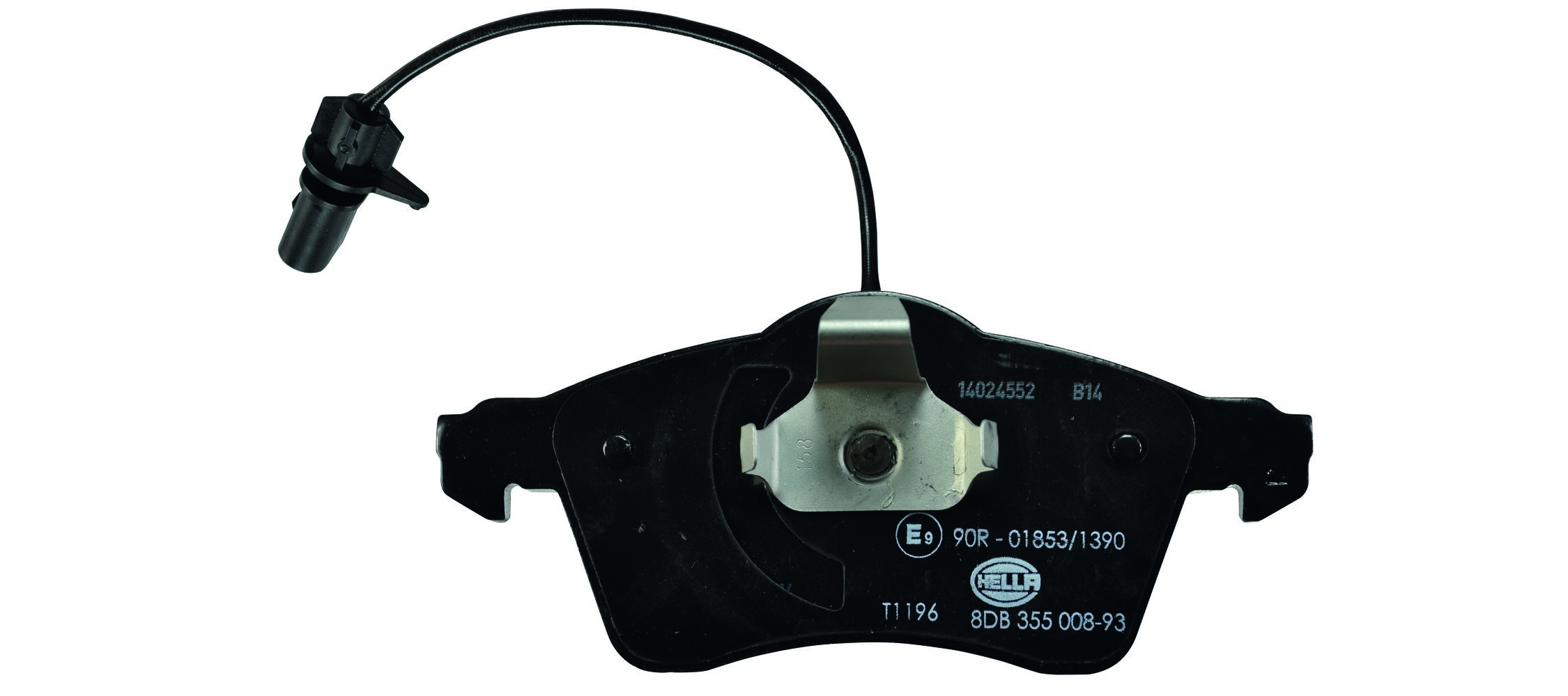 Brake Pad Set, disc brake - 8DB 355 008-931 HELLA