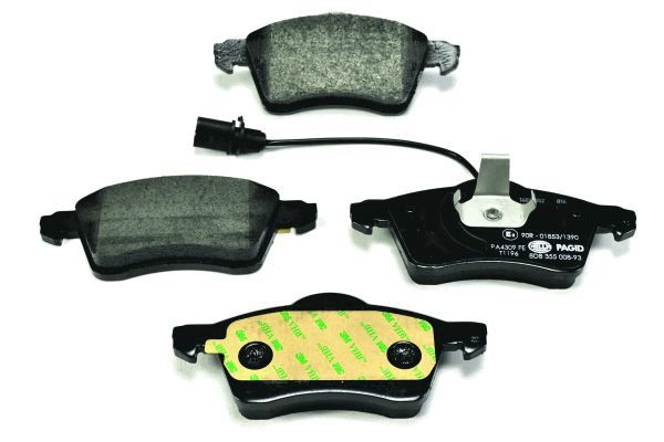 Brake Pad Set, disc brake - 8DB 355 008-931 HELLA