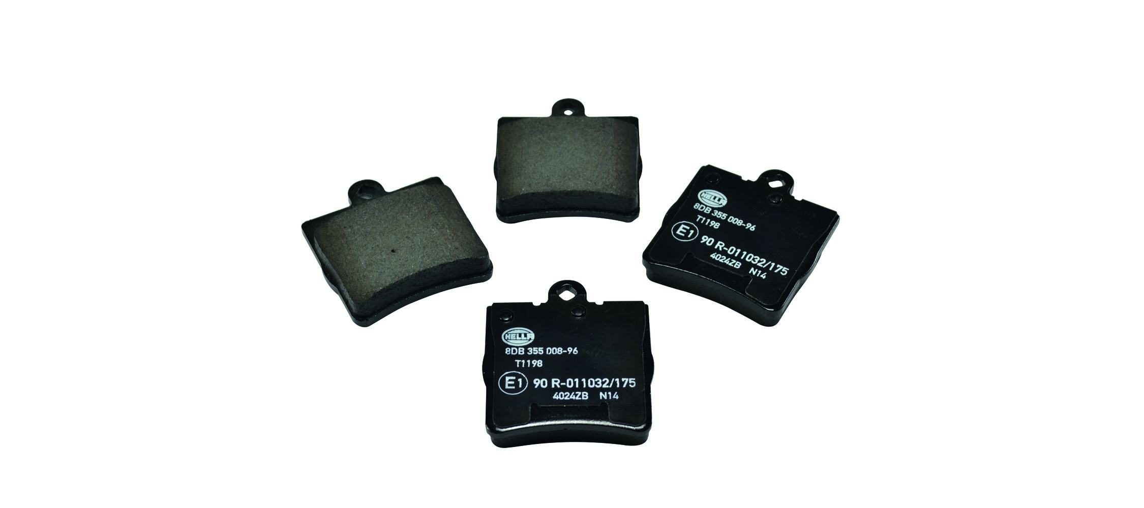 Kit pastiglie freno, Freno a disco - 8DB 355 008-961 HELLA