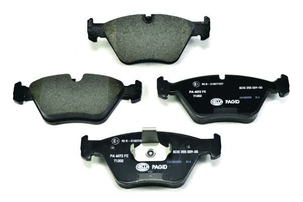 Brake Pad Set, disc brake - 8DB 355 009-001 HELLA