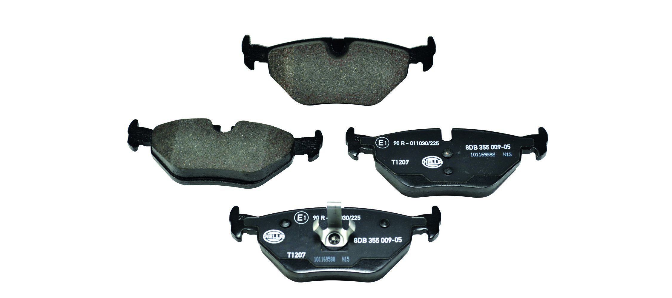 Kit pastiglie freno, Freno a disco - 8DB 355 009-051 HELLA