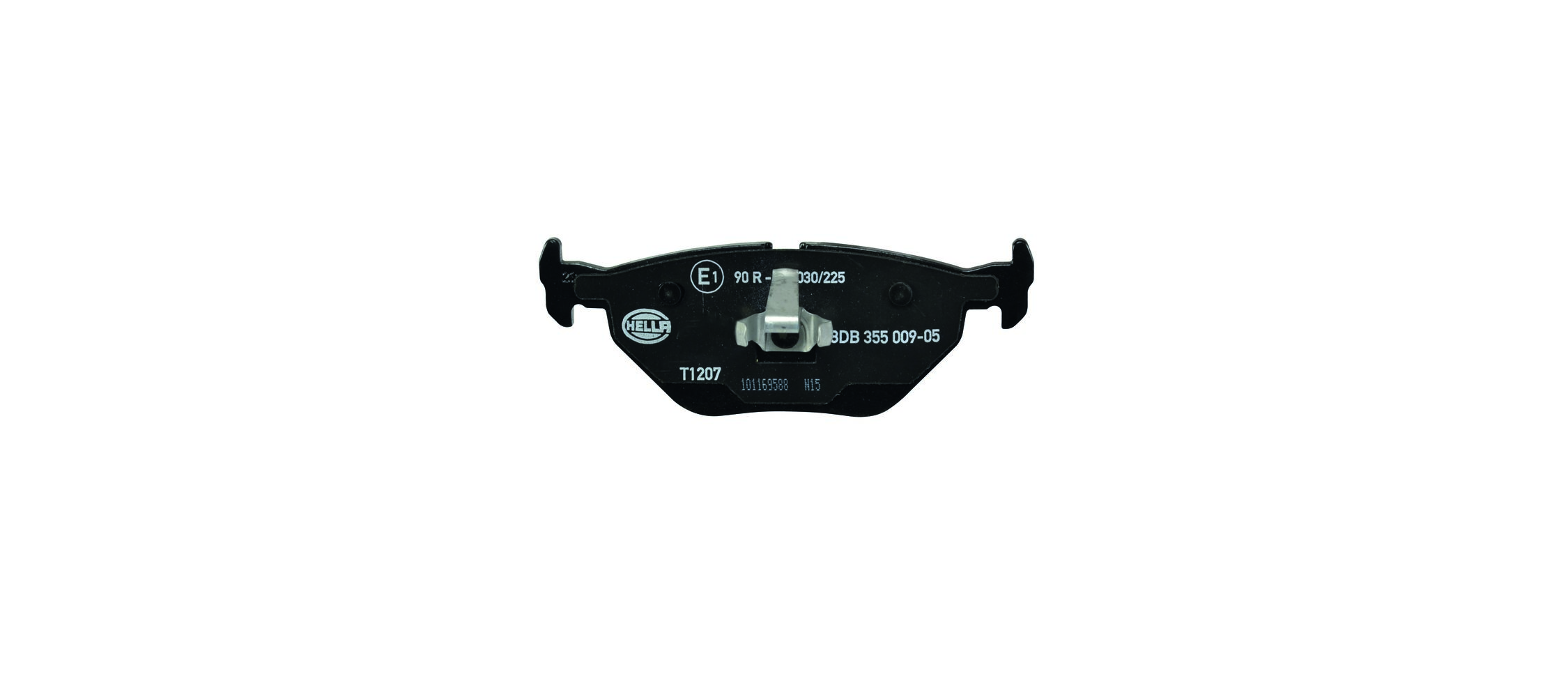 stabdžių trinkelių rinkinys, diskinis stabdys - 8DB 355 009-051 HELLA