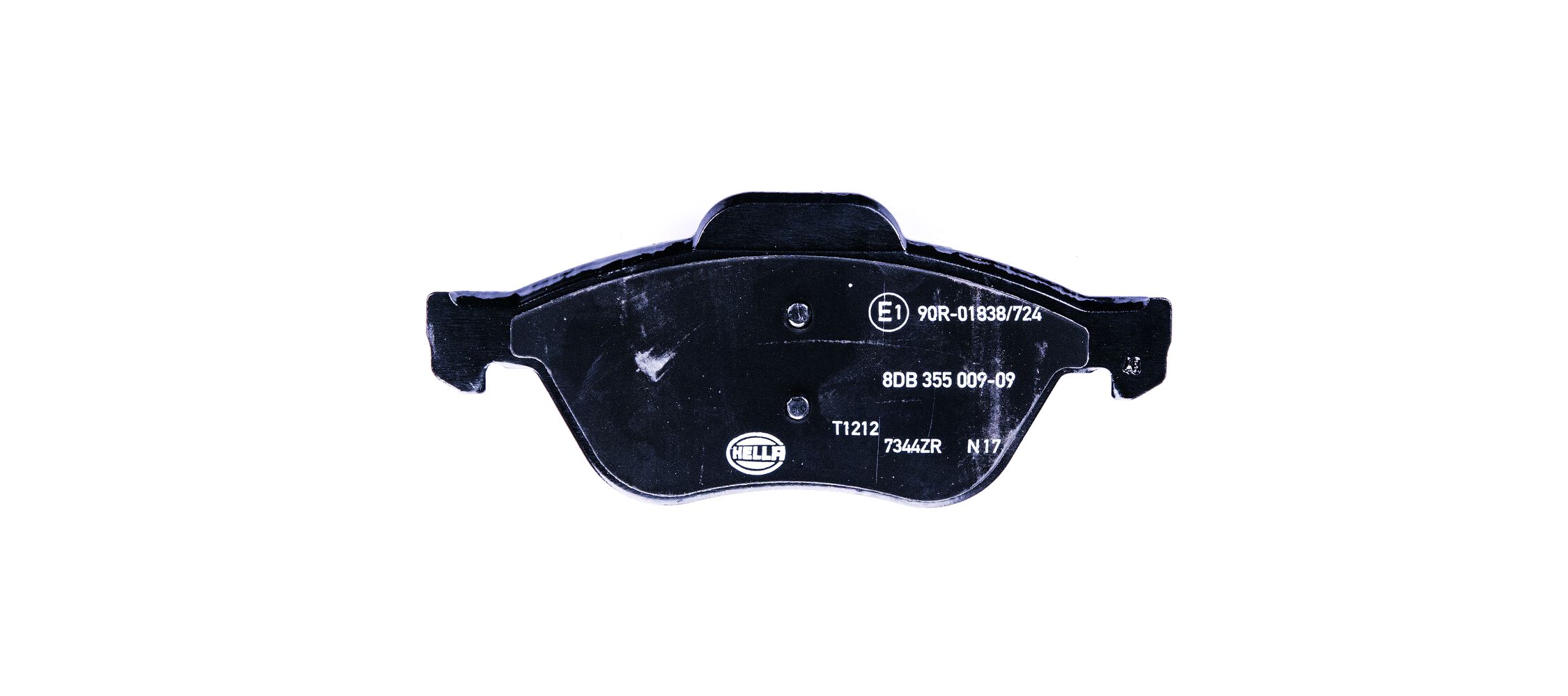 Brake Pad Set, disc brake - 8DB 355 009-091 HELLA