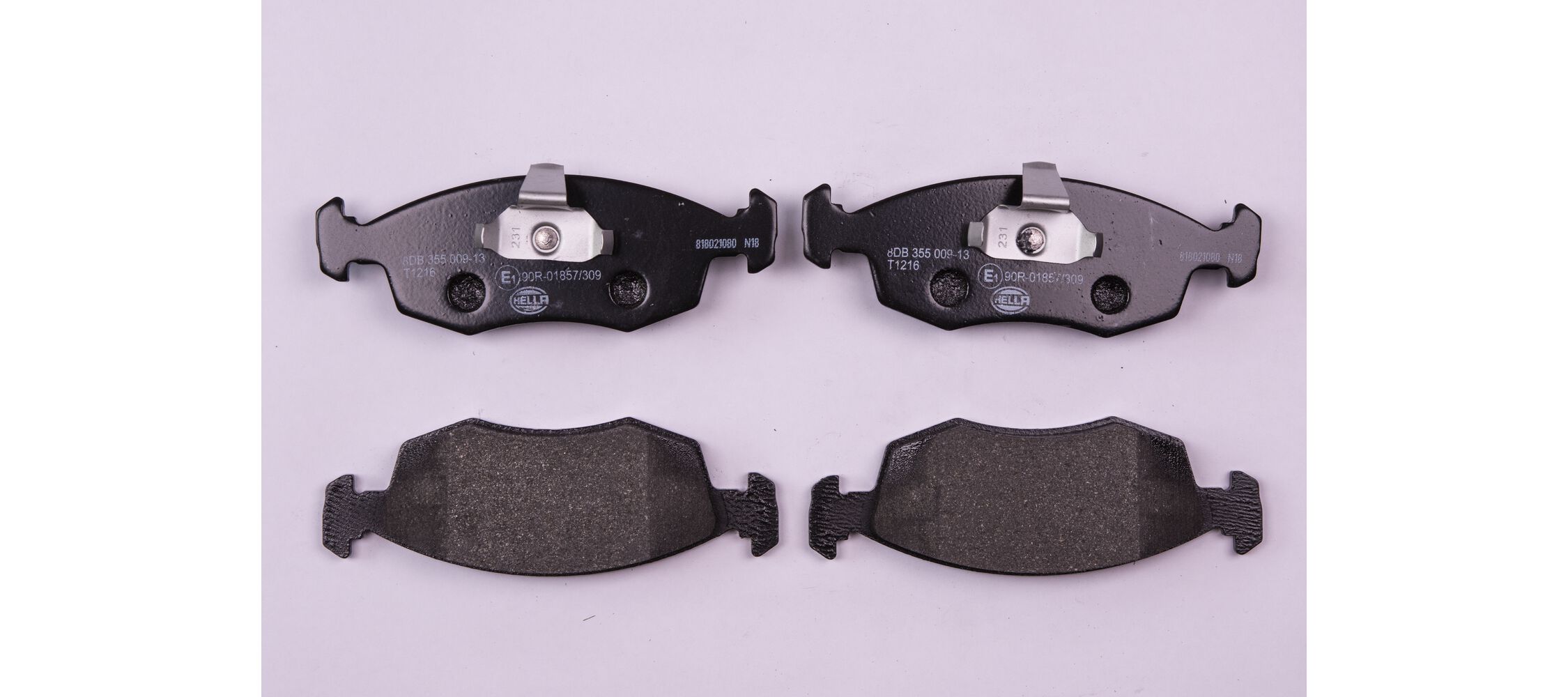 Bremsbelagsatz, Scheibenbremse - 8DB 355 009-131 HELLA