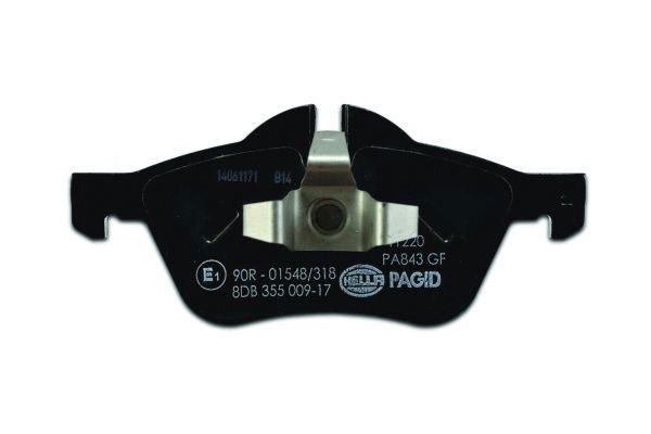 Brake Pad Set, disc brake - 8DB 355 009-171 HELLA