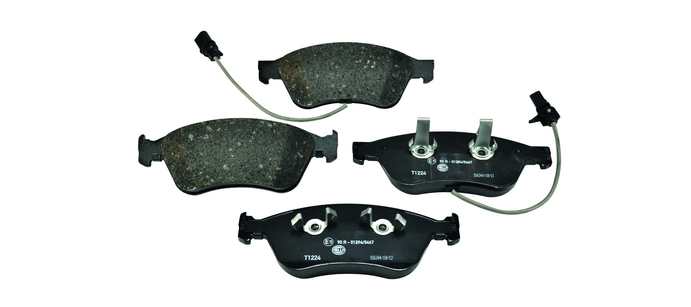 Brake Pad Set, disc brake - 8DB 355 009-211 HELLA