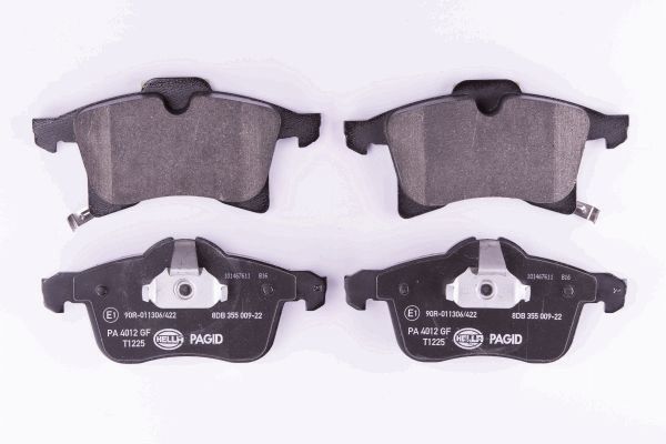 Brake Pad Set, disc brake - 8DB 355 009-221 HELLA
