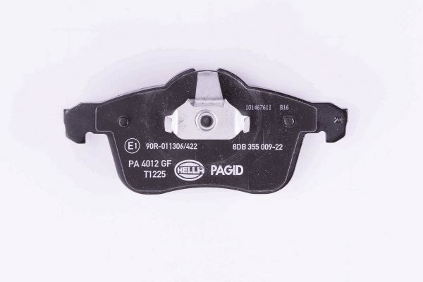Brake Pad Set, disc brake - 8DB 355 009-221 HELLA