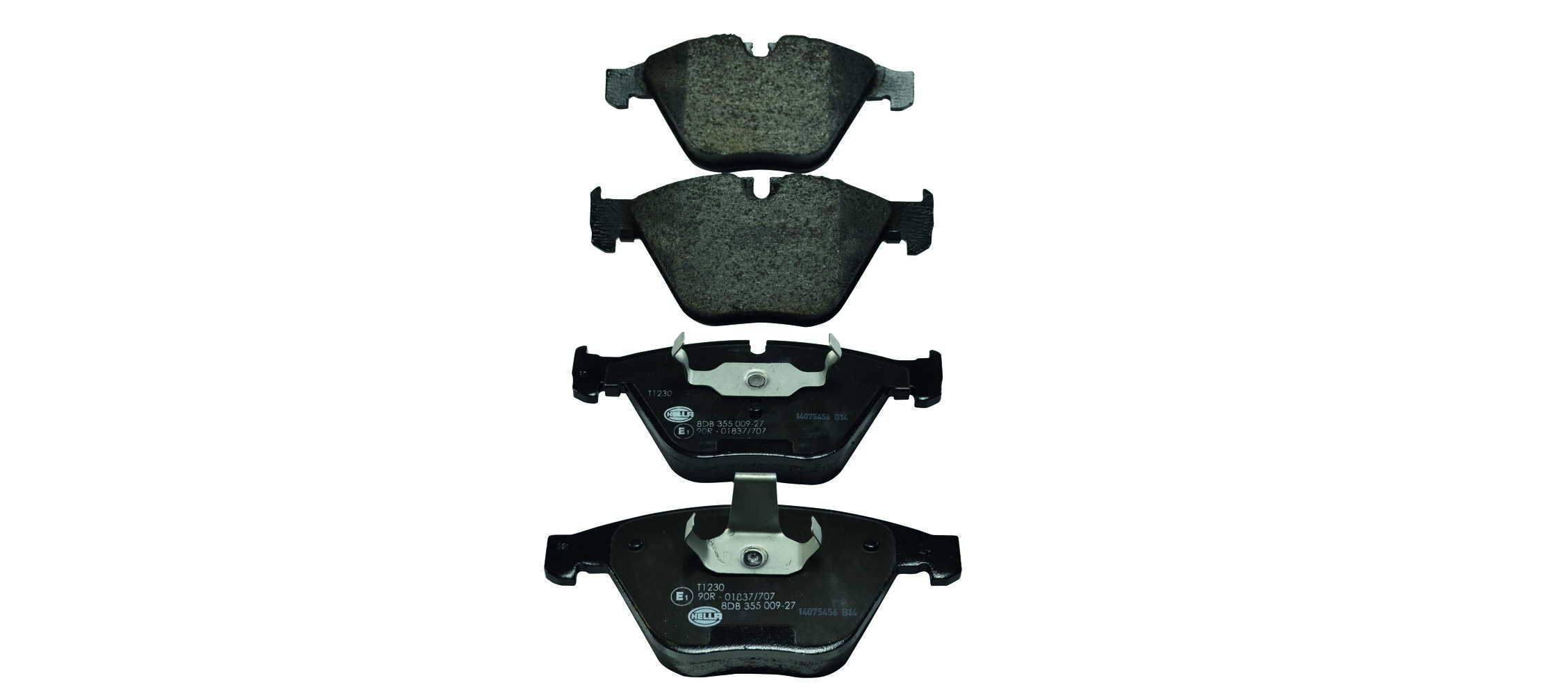 Brake Pad Set, disc brake - 8DB 355 009-271 HELLA