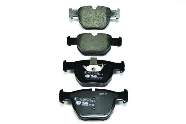 Brake Pad Set, disc brake - 8DB 355 009-301 HELLA