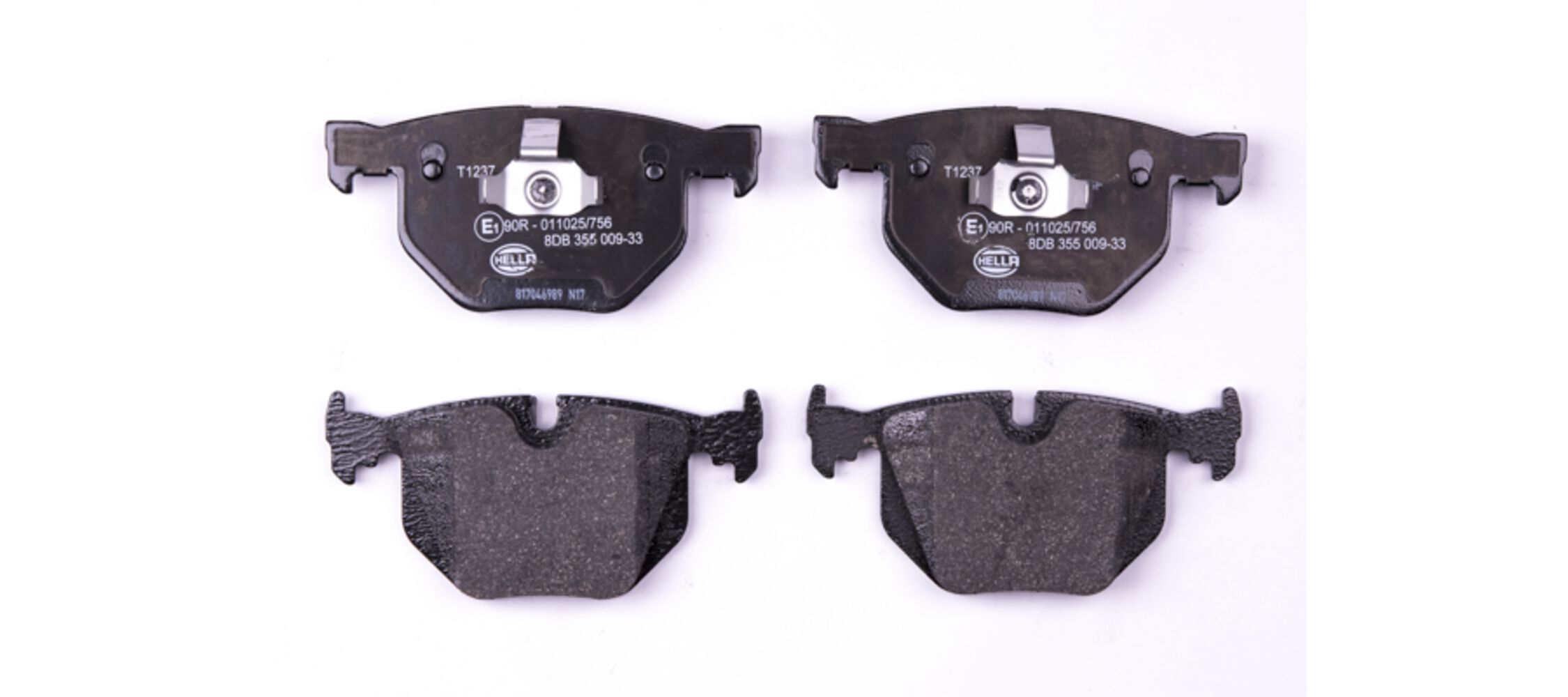 Brake Pad Set, disc brake - 8DB 355 009-331 HELLA
