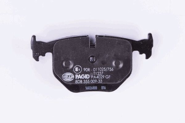 Brake Pad Set, disc brake - 8DB 355 009-331 HELLA